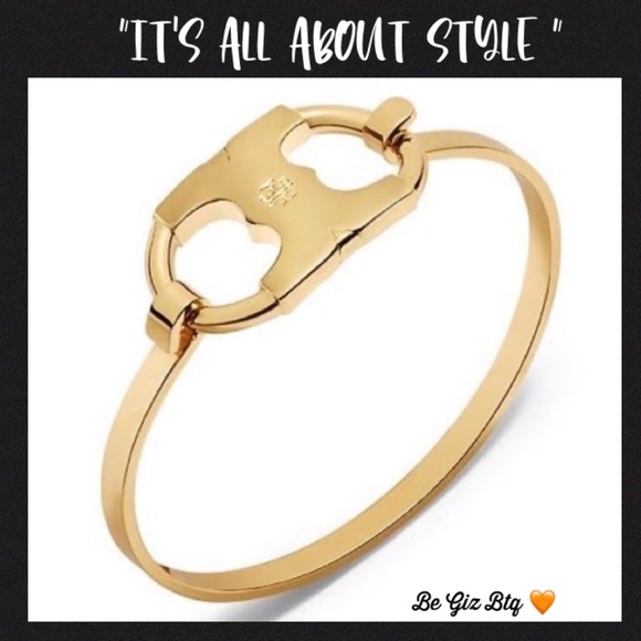 🆕 Tory Burch Authentic Gold Gemini Link ID Bracelet - Picture 6 of 11